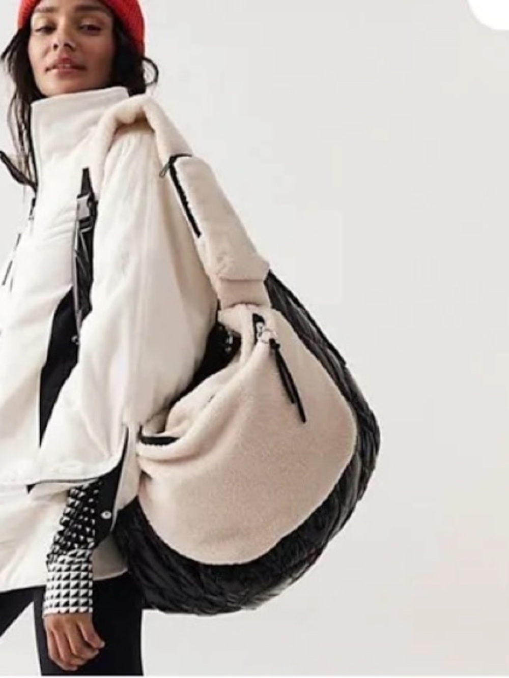 Free People Overachiever Sherpa Sling Bag